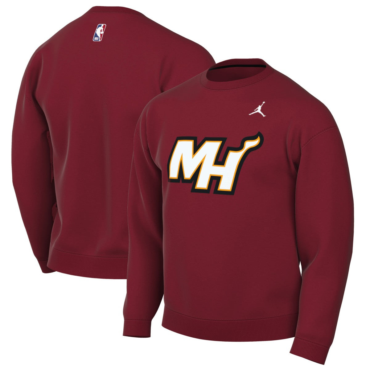 Miami Heat Jordan Brand Statement Edition Sweatshirt Red - NBA