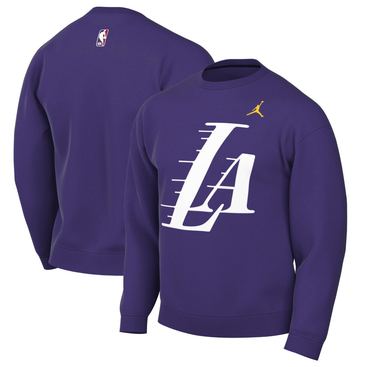 Los Angeles Lakers Jordan Brand Statement Edition Sweatshirt Purple - NBA