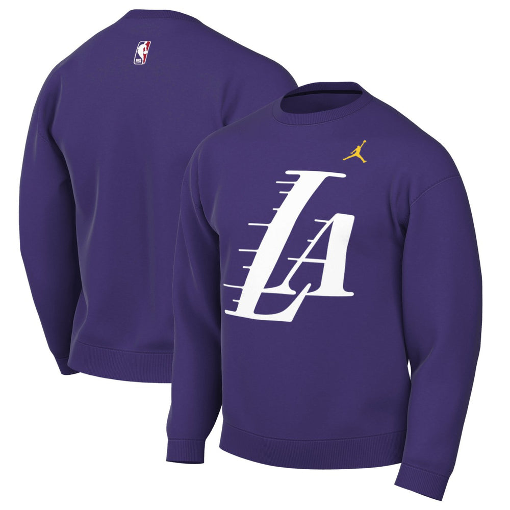 Los Angeles Lakers Jordan Brand Statement Edition Sweatshirt Purple - NBA