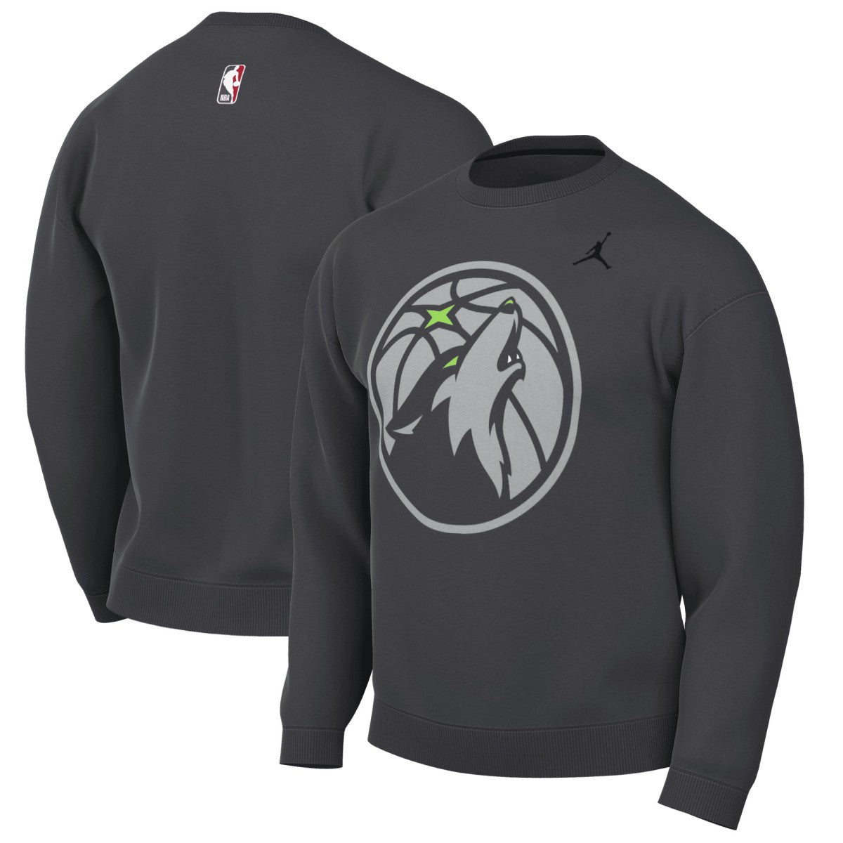 Minnesota Timberwolves Jordan Brand Statement Edition Sweatshirt Anthracite - NBA