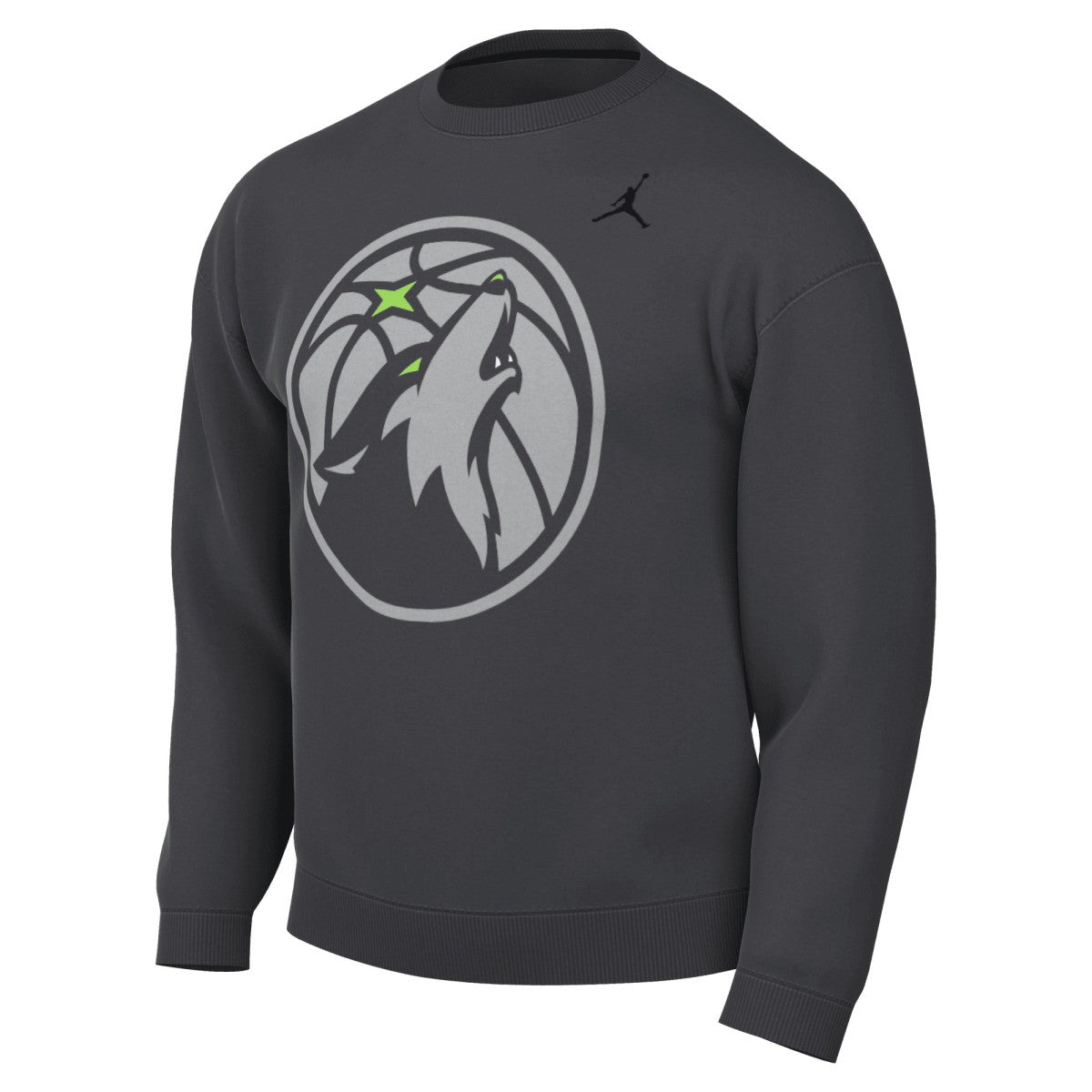 Minnesota Timberwolves Jordan Brand Statement Edition Sweatshirt Anthracite - NBA