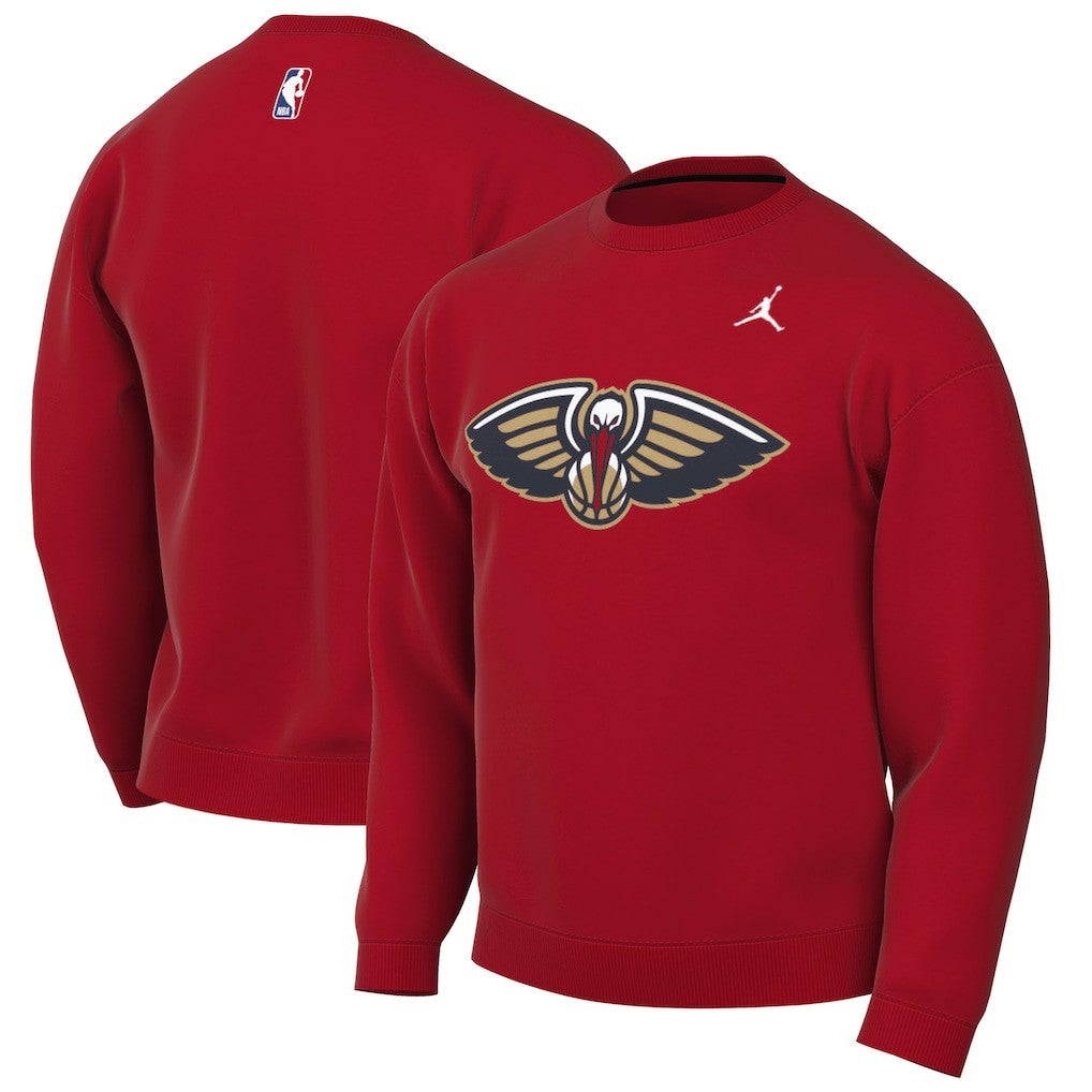 New Orleans Pelicans Jordan Brand Statement Edition Sweatshirt Red - NBA