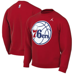 Philadelphia 76ers Jordan Brand Statement Edition Sweatshirt Red - NBA
