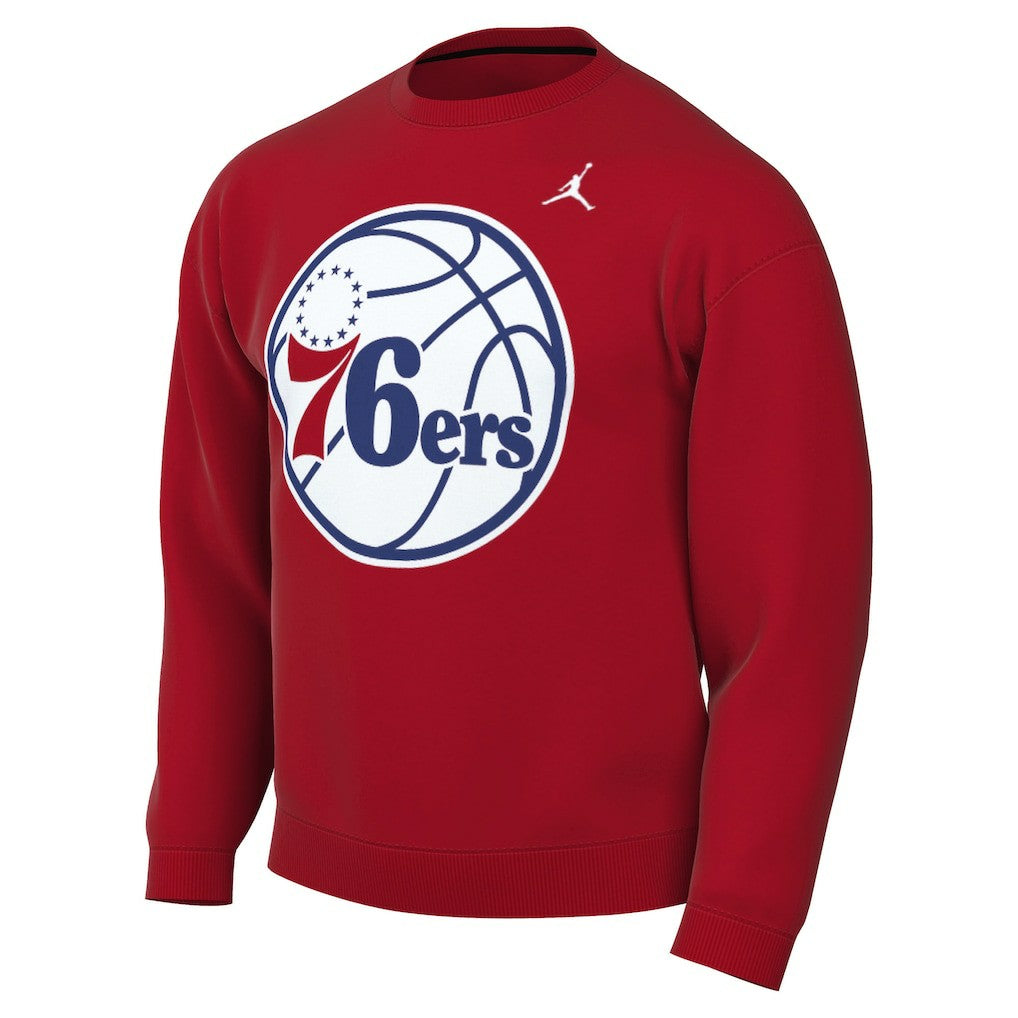 Philadelphia 76ers Jordan Brand Statement Edition Sweatshirt Red - NBA