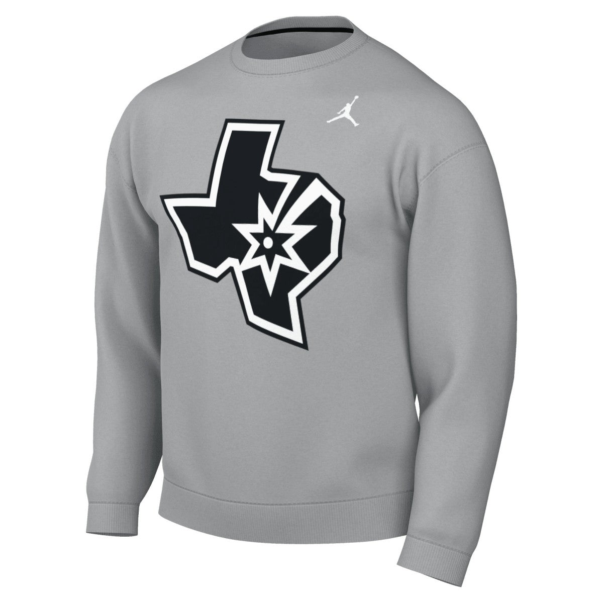 San Antonio Spurs Jordan Brand Statement Edition Sweatshirt Silver - NBA