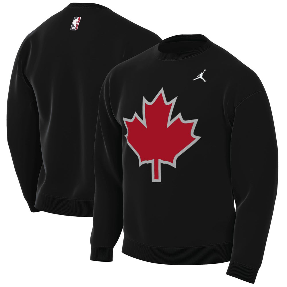 Toronto Raptors Jordan Brand Statement Edition Sweatshirt Black - NBA