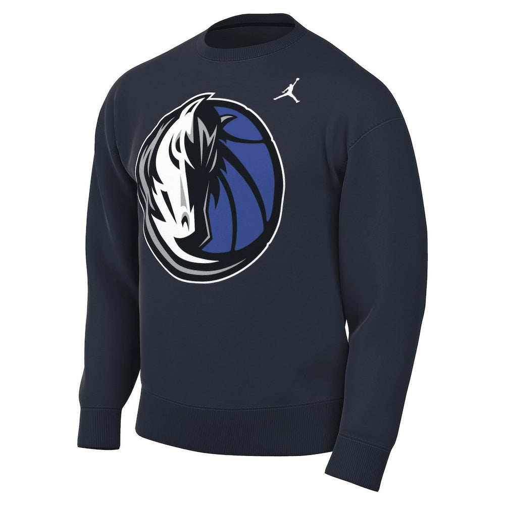 Dallas Mavericks Jordan Brand Statement Edition Sweatshirt Navy - NBA