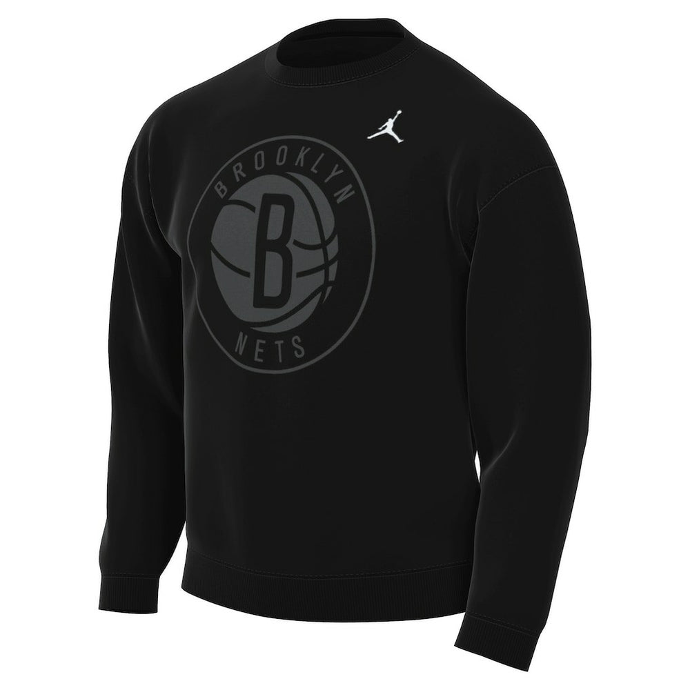 Brooklyn Nets Jordan Brand Statement Edition Sweatshirt Black - NBA