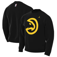 Atlanta Hawks Jordan Brand Statement Edition Sweatshirt Black - NBA