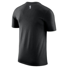 Brooklyn Nets 2025/26 City Edition Remix Essential Logo T-Shirt Black - NBA