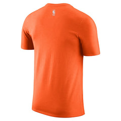Cleveland Cavaliers 2025/26 City Edition Remix Essential Logo T-Shirt Orange - NBA