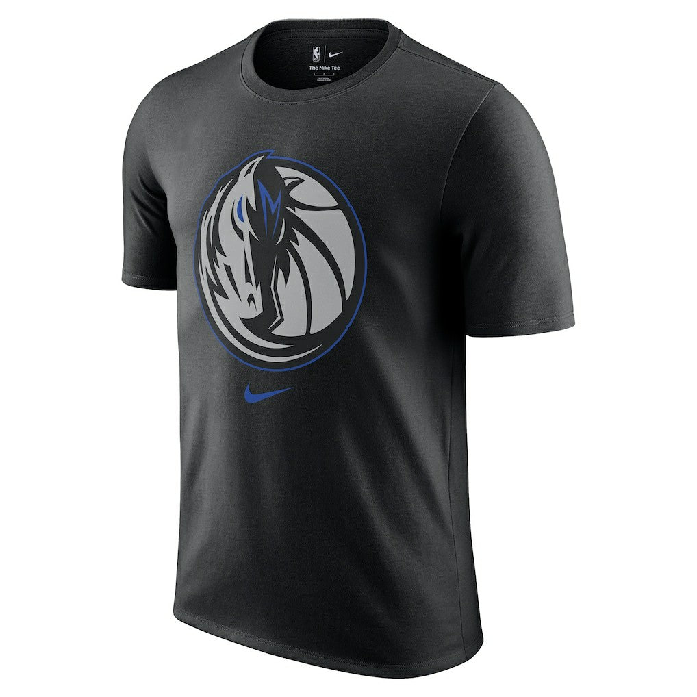 Dallas Mavericks 2025/26 City Edition Remix Essential Logo T-Shirt Black - NBA