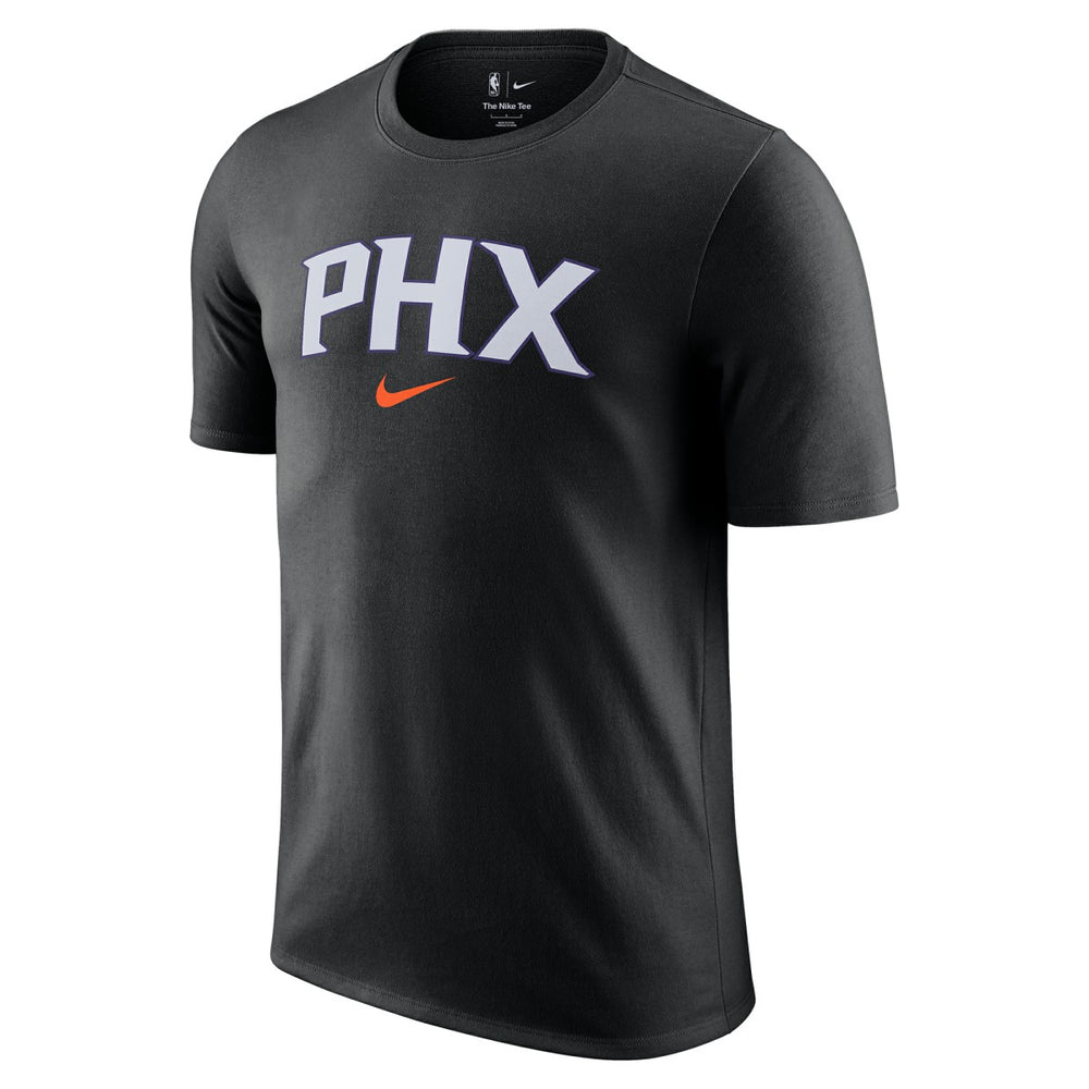 Phoenix Suns 2025/26 City Edition Remix Essential Logo T-Shirt Black - NBA
