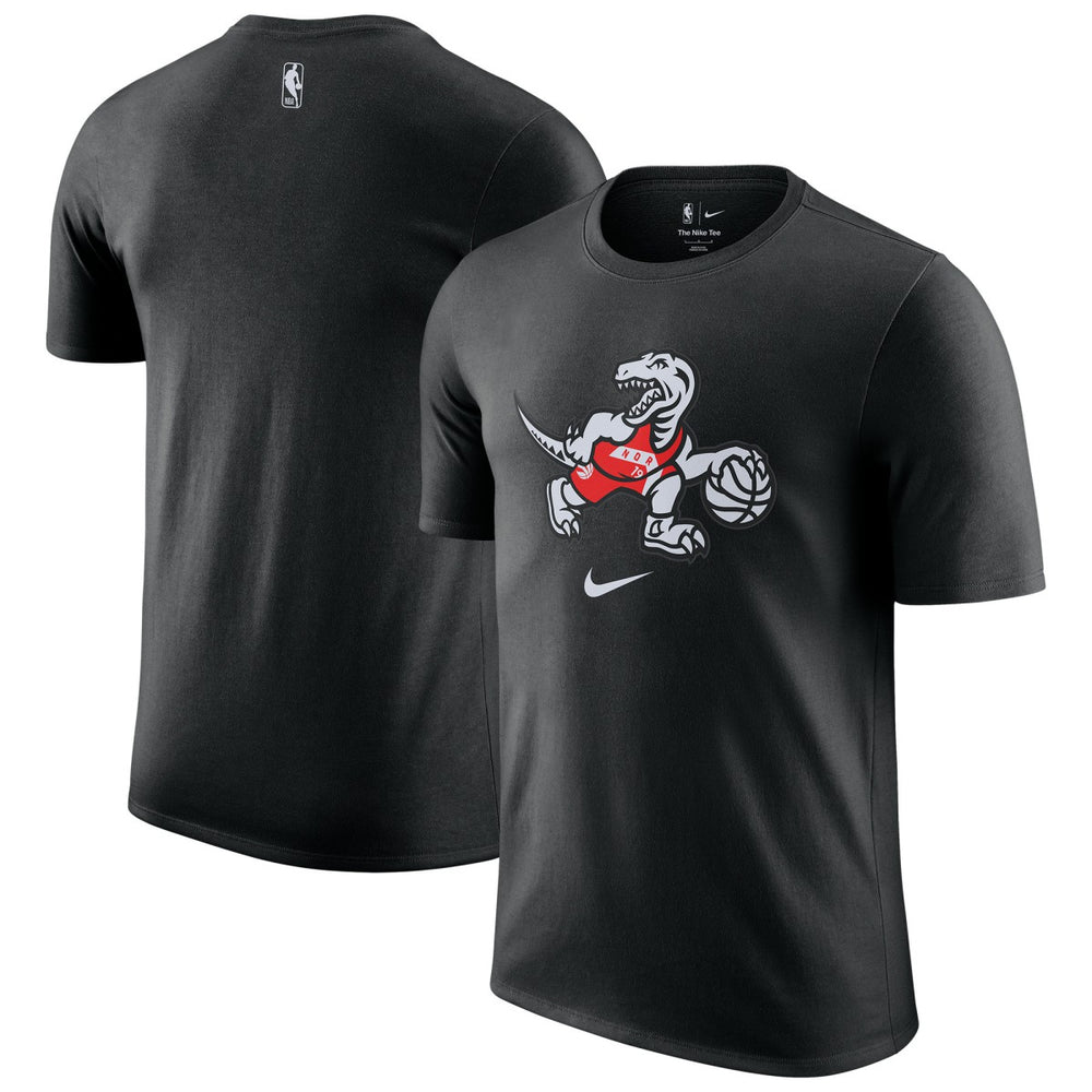 Toronto Raptors 2025/26 City Edition Remix Essential Logo T-Shirt Black - NBA