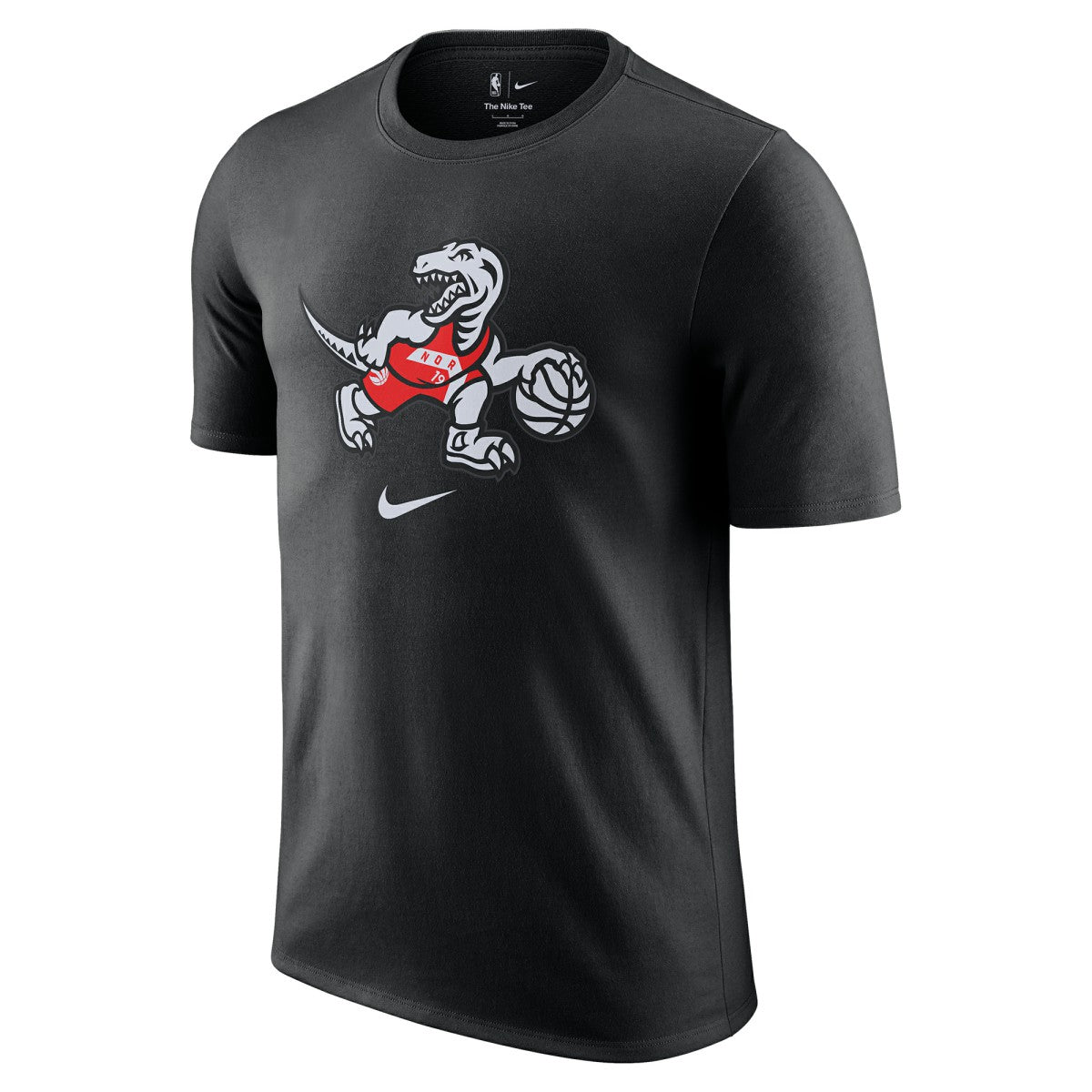 Toronto Raptors 2025/26 City Edition Remix Essential Logo T-Shirt Black - NBA