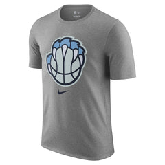 Memphis Grizzlies 2025/26 City Edition Remix Essential Logo T-Shirt Heather Gray - NBA