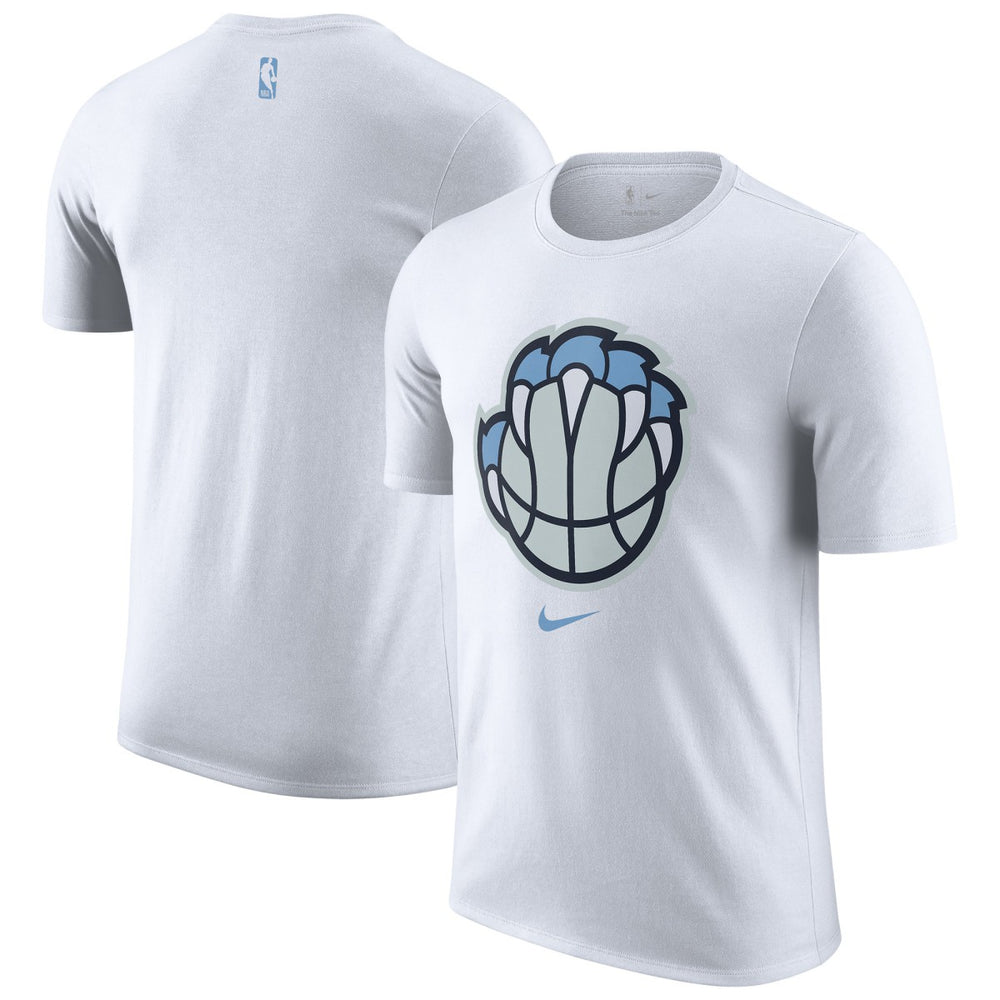 Memphis Grizzlies 2025/26 City Edition Remix Essential Logo T-Shirt White - NBA