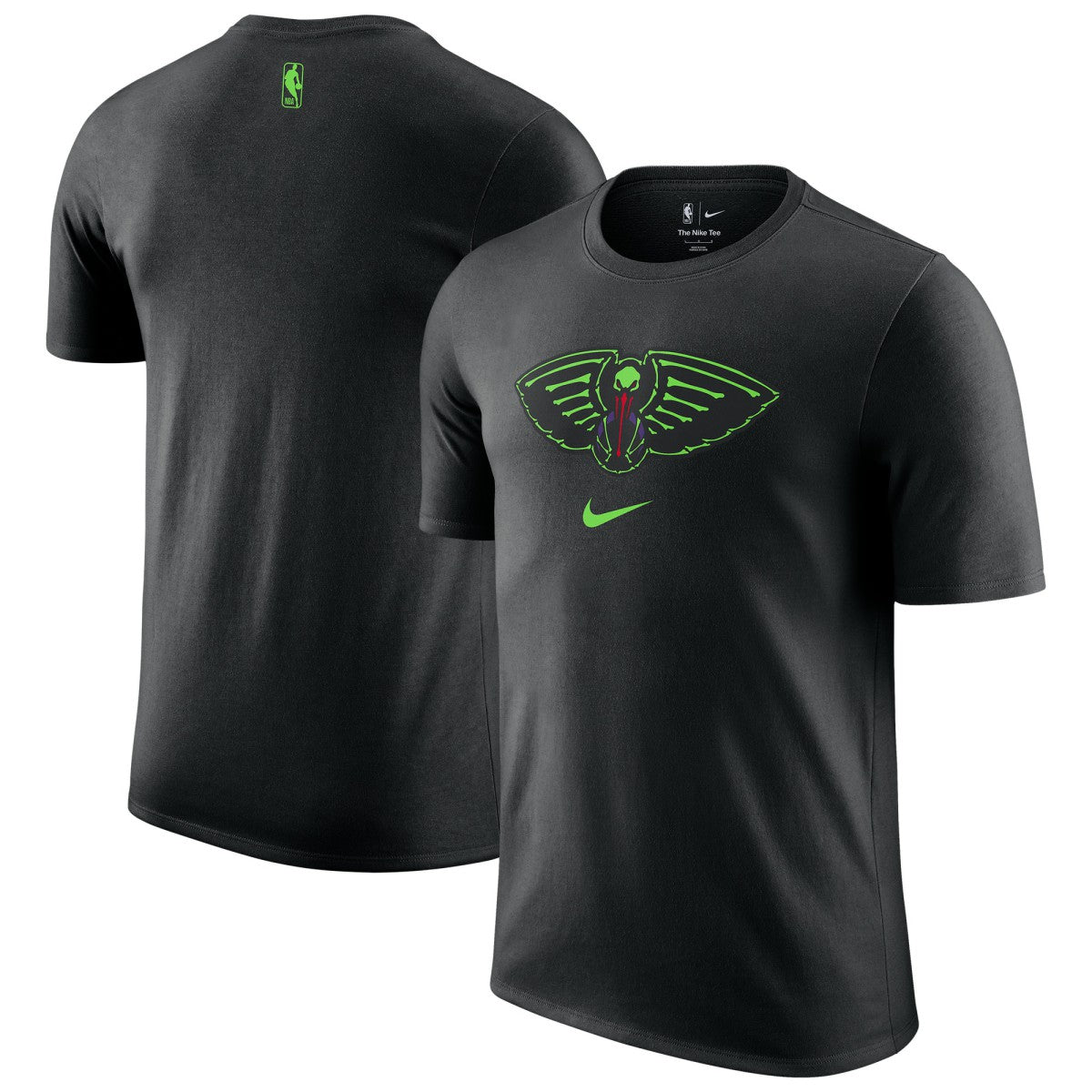New Orleans Pelicans 2025/26 City Edition Remix Essential Logo T-Shirt Black - NBA