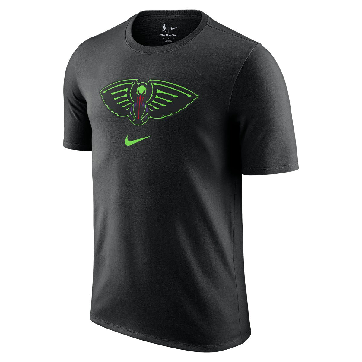 New Orleans Pelicans 2025/26 City Edition Remix Essential Logo T-Shirt Black - NBA