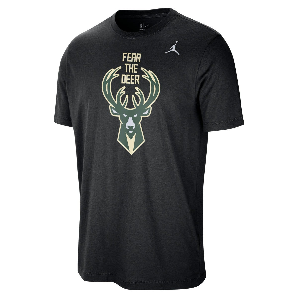 Milwaukee Bucks Jordan Brand Statement Edition Essential T-Shirt Black - NBA