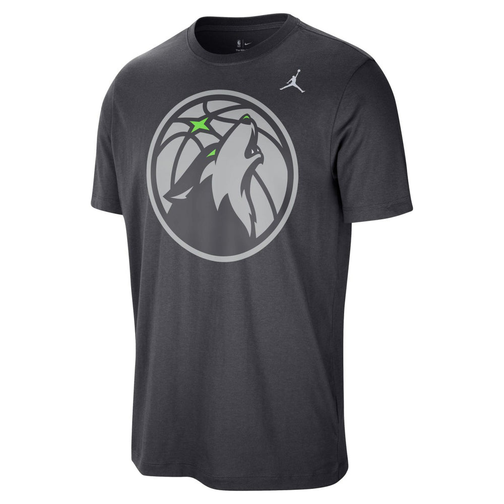 Minnesota Timberwolves Jordan Brand Statement Edition Essential T-Shirt Anthracite - NBA