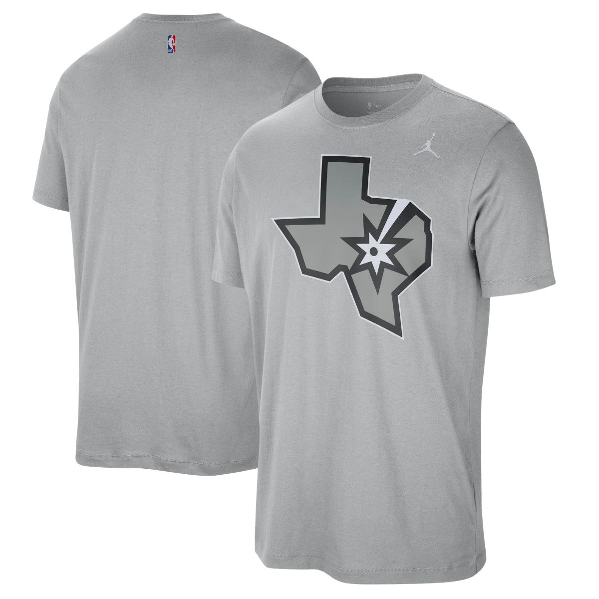 San Antonio Spurs Jordan Brand Statement Edition Essential T-Shirt Silver - NBA