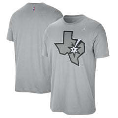 San Antonio Spurs Jordan Brand Statement Edition Essential T-Shirt Silver - NBA