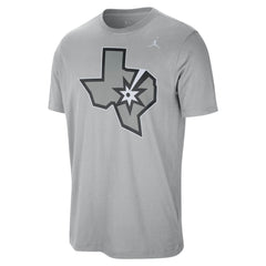 San Antonio Spurs Jordan Brand Statement Edition Essential T-Shirt Silver - NBA