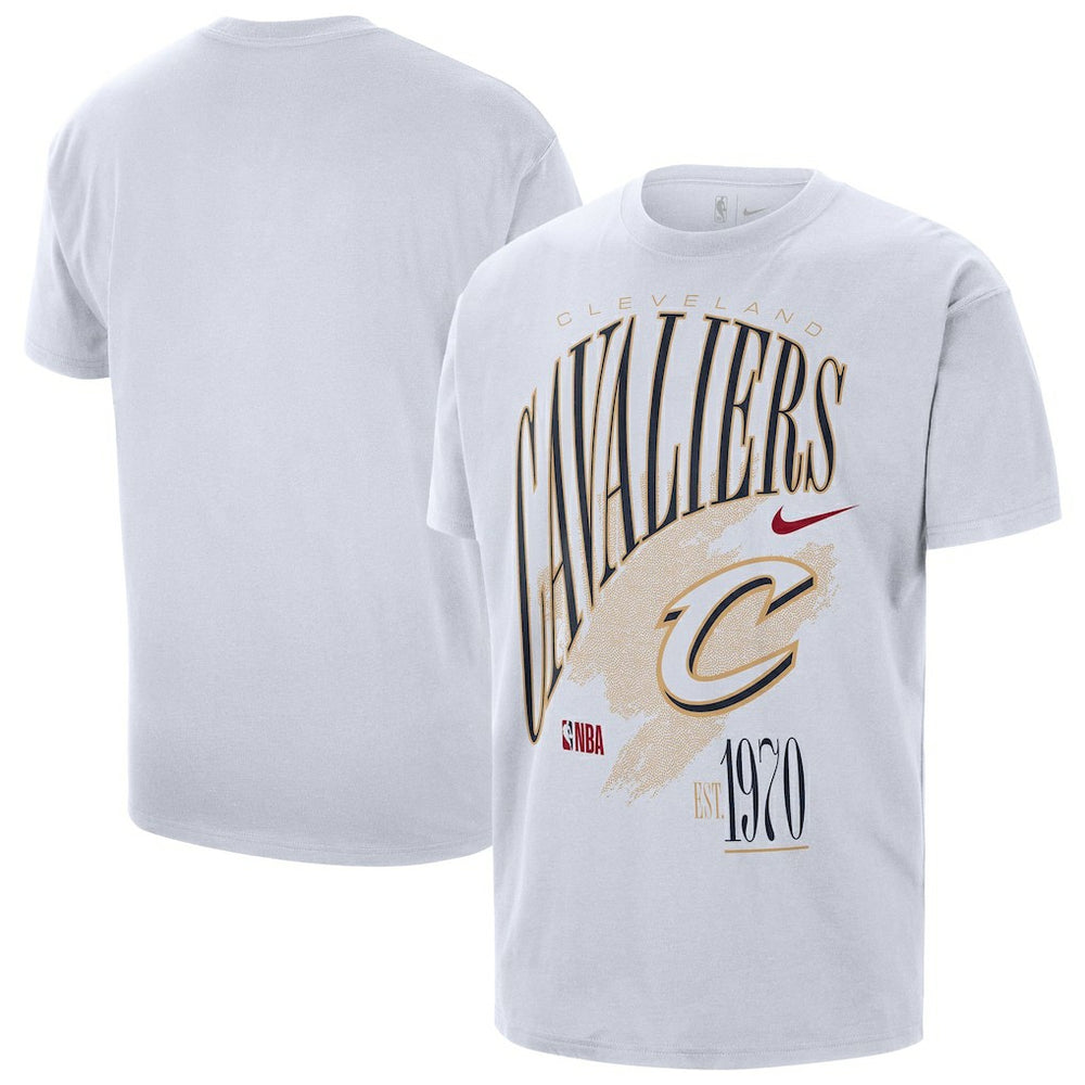 Cleveland Cavaliers Unisex Classic Edition Hardwood Classics Vintage T-Shirt White - NBA