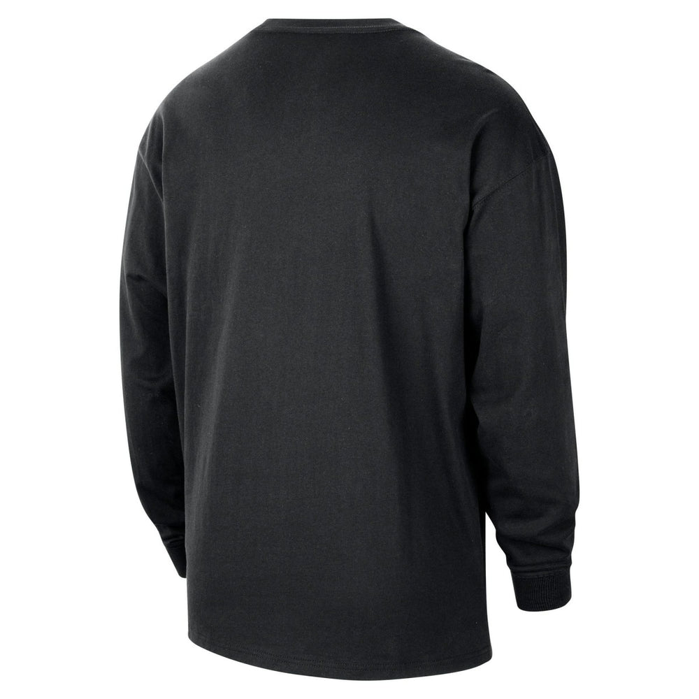 Memphis Grizzlies Unisex Classic Edition Hardwood Classics Essential Logo Long Sleeve T-Shirt Black - NBA