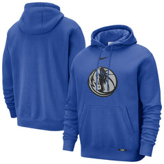 Dallas Mavericks 2025/26 City Edition Essential Logo Remix Hoodie Blue - NBA