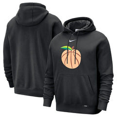 Atlanta Hawks 2025/26 City Edition Essential Logo Remix Hoodie Black - NBA