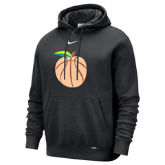 Atlanta Hawks 2025/26 City Edition Essential Logo Remix Hoodie Black - NBA