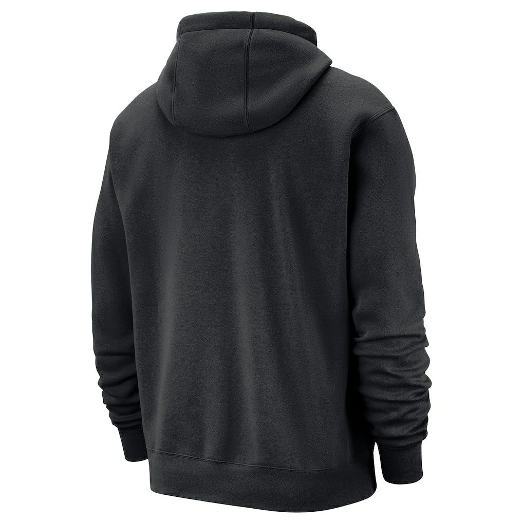 Brooklyn Nets 2025/26 City Edition Essential Logo Remix Hoodie Black - NBA