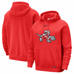 Toronto Raptors 2025/26 City Edition Essential Logo Remix Hoodie Red - NBA