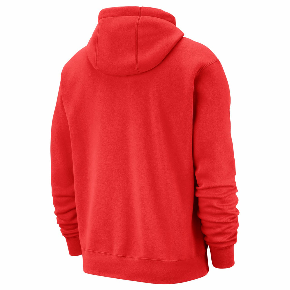 Toronto Raptors 2025/26 City Edition Essential Logo Remix Hoodie Red - NBA