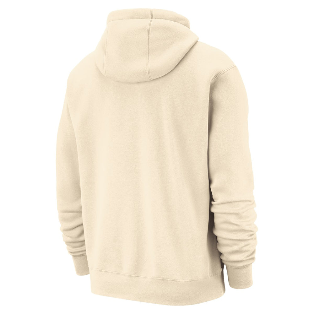 New York Knicks 2025/26 City Edition Essential Remix Club Hoodie Natural - NBA