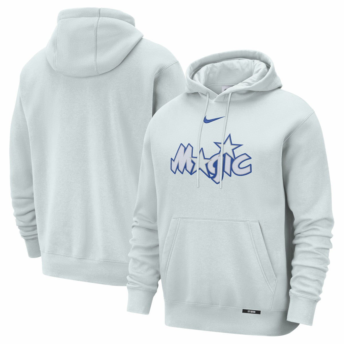 Orlando Magic 2025/26 City Edition Essential Remix Club Hoodie Silver - NBA