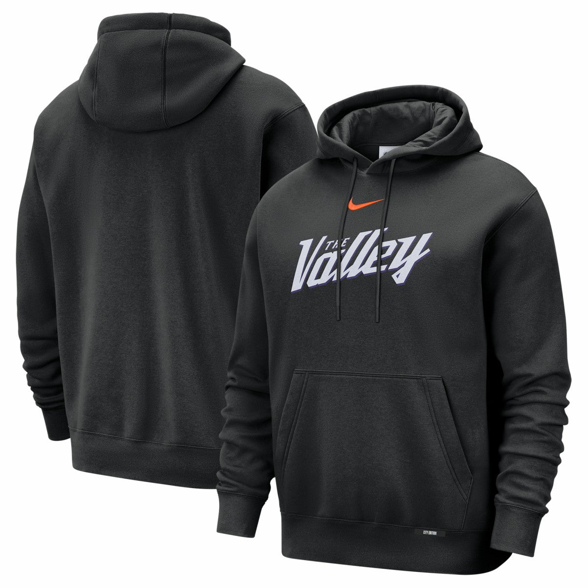 Phoenix Suns 2025/26 City Edition Essential Remix Club Hoodie Black - NBA