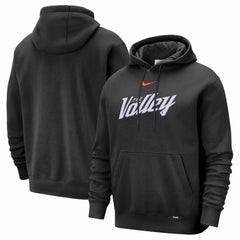 Phoenix Suns 2025/26 City Edition Essential Remix Club Hoodie Black - NBA