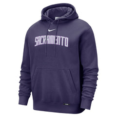 Sacramento Kings 2025/26 City Edition Essential Remix Club Hoodie Purple - NBA
