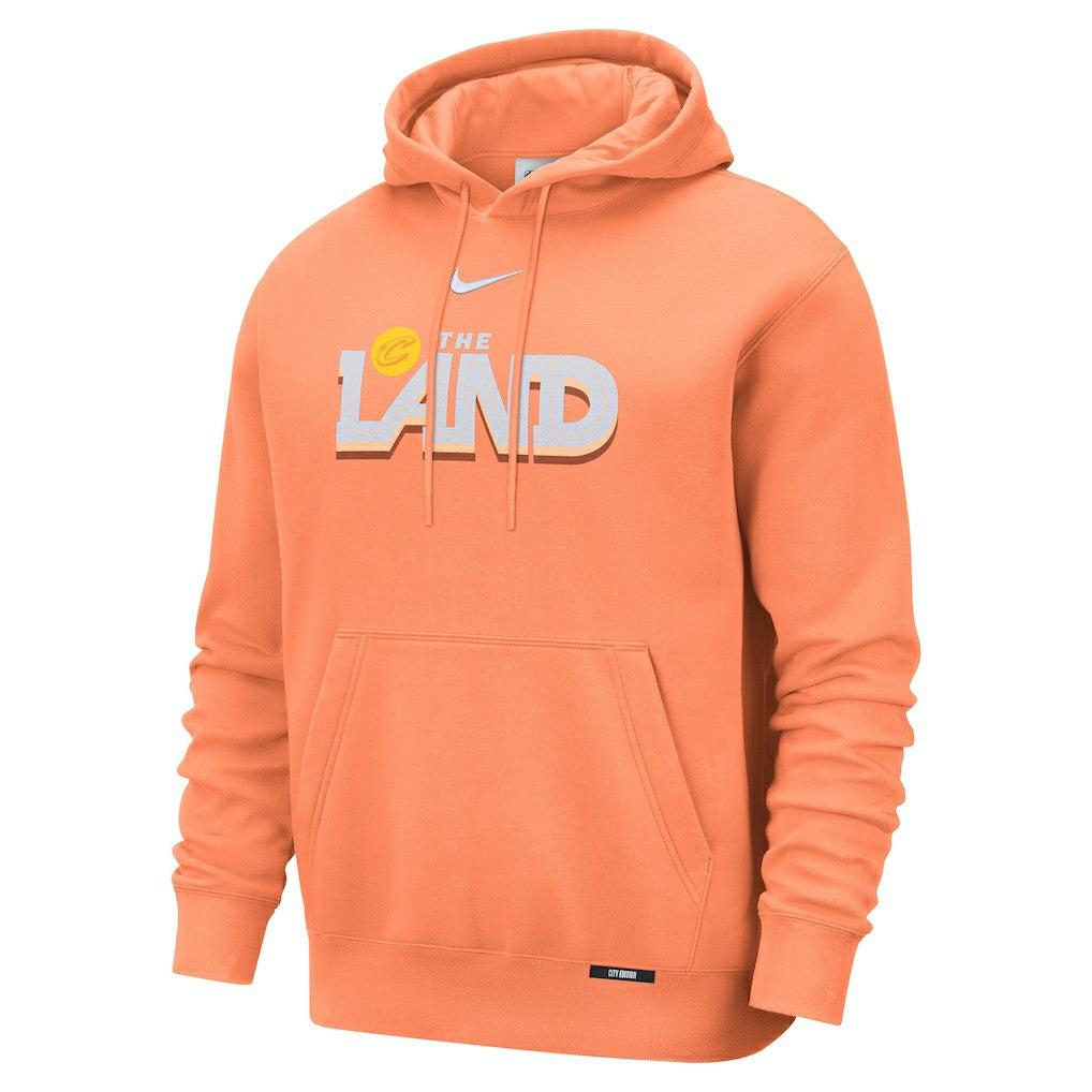 Cleveland Cavaliers 2025/26 City Edition Essential Remix Club Hoodie Orange - NBA