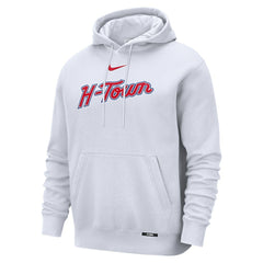 Houston Rockets 2025/26 City Edition Essential Remix Club Hoodie White - NBA