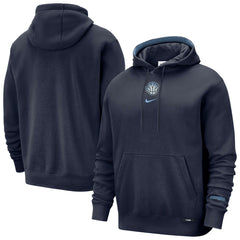 Memphis Grizzlies 2025/26 City Edition Courtside Remix Premium Hoodie Navy - NBA