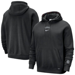Brooklyn Nets 2025/26 City Edition Courtside Remix Premium Hoodie Black - NBA