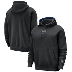 Dallas Mavericks 2025/26 City Edition Remix Premium Courtside Hoodie Black - NBA