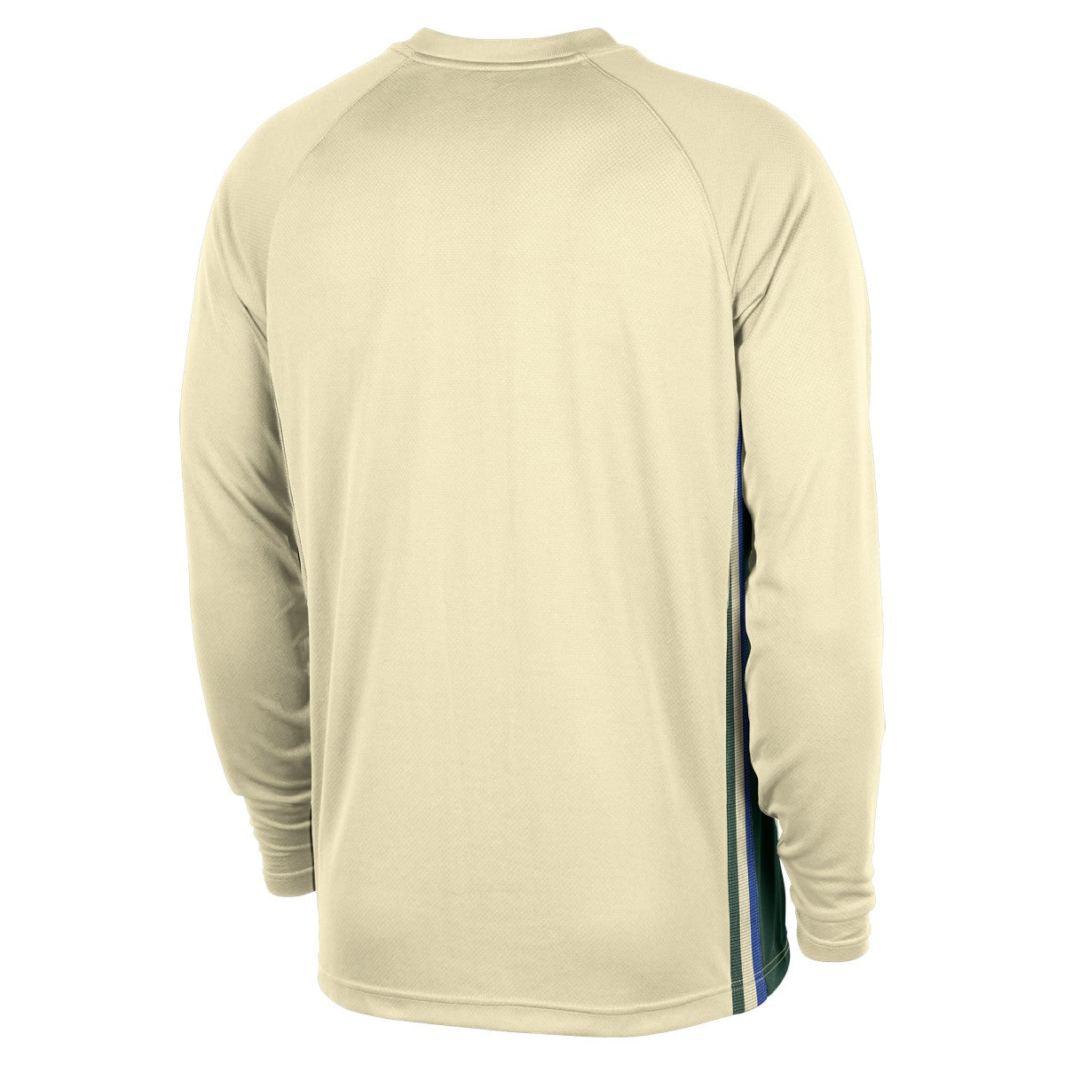 Milwaukee Bucks 2025/26 City Edition Authentic Pregame Dri-FIT Long Sleeve Shooting T-Shirt Cream - NBA