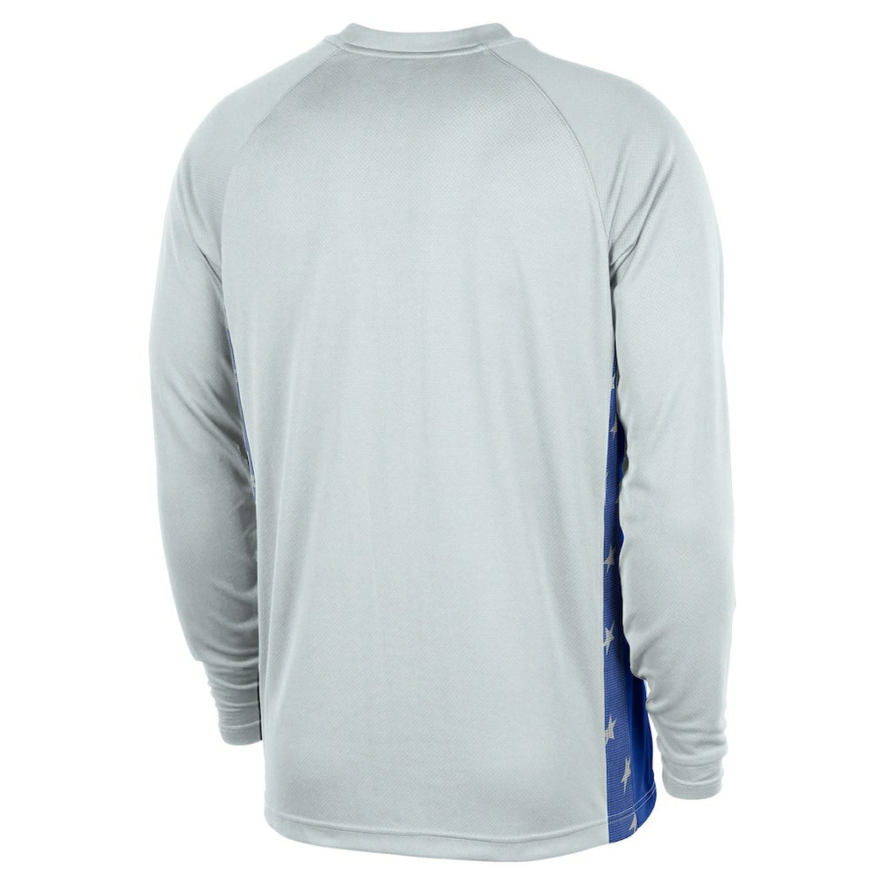 Orlando Magic 2025/26 City Edition Authentic Pregame Dri-FIT Long Sleeve Shooting T-Shirt Silver - NBA