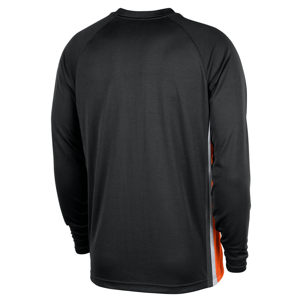 LA Clippers 2025/26 City Edition Authentic Pregame Dri-FIT Long Sleeve Shooting T-Shirt Black - NBA