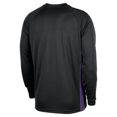 Los Angeles Lakers 2025/26 City Edition Authentic Pregame Dri-FIT Long Sleeve Shooting T-Shirt Black - NBA
